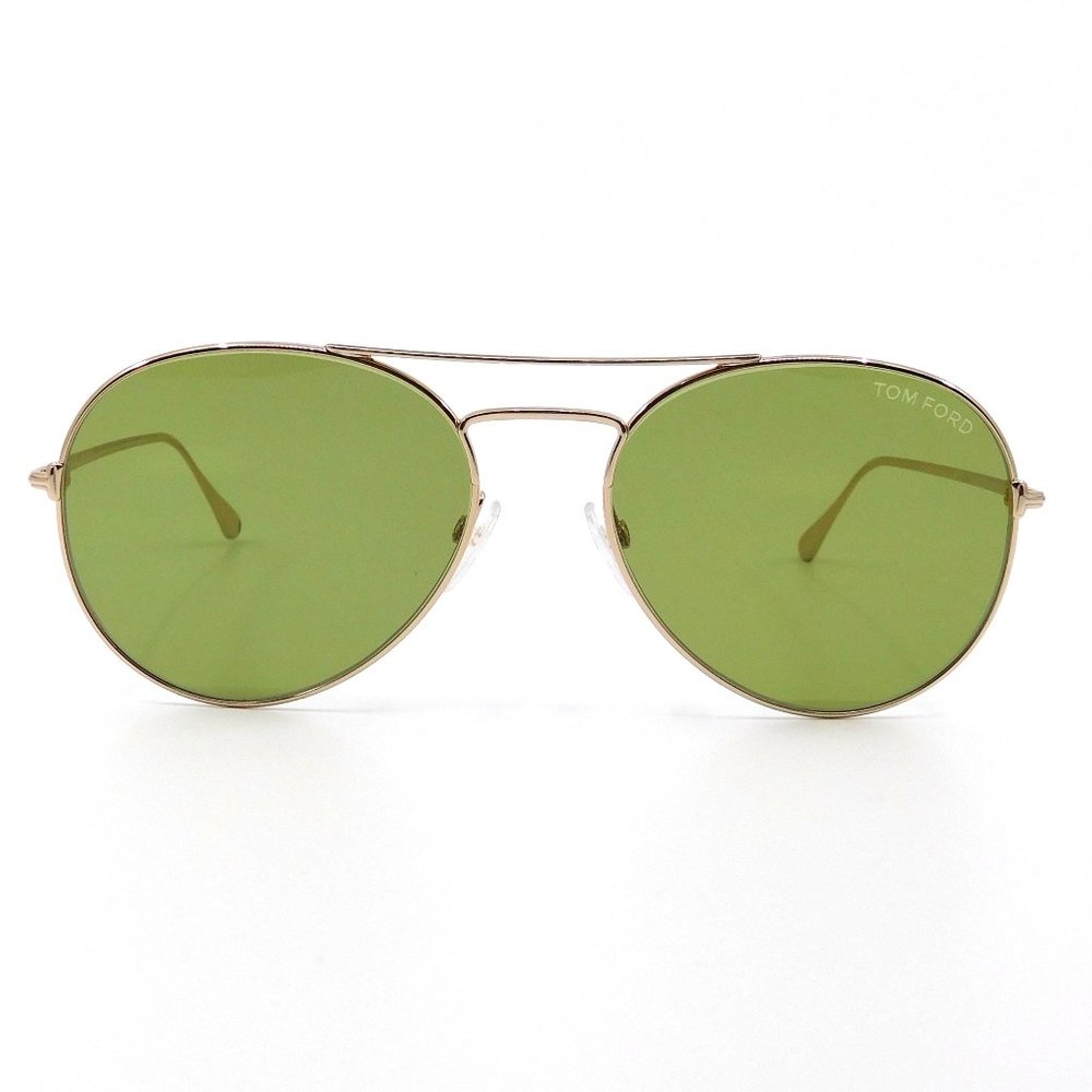 TOM FORD “Ace-02 TF551” Gold Aviator Sunglasses